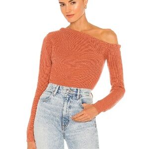 Revolve Superdown ravie one shoulder sweater